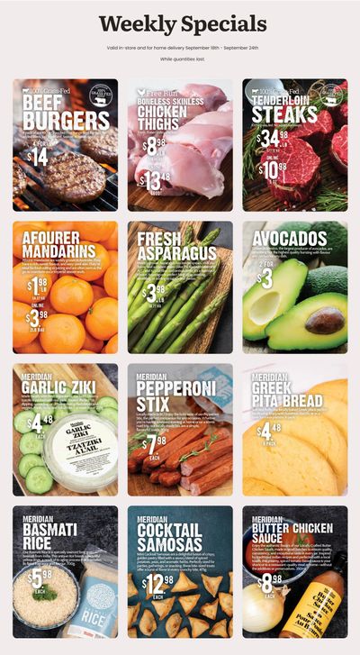 Meridian Farm Market Flyer September 18 to 24