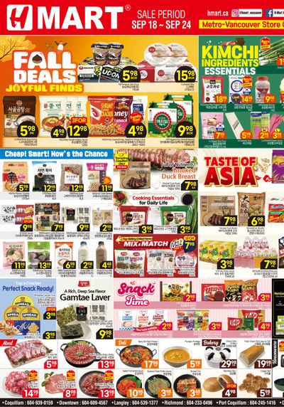 H Mart (West) Flyer September 18 to 24