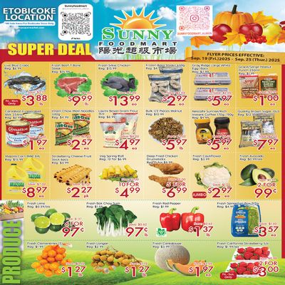 Sunny Foodmart (Etobicoke) Flyer September 19 to 25