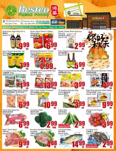 BestCo Food Mart (Ajax) Flyer September 19 to 25