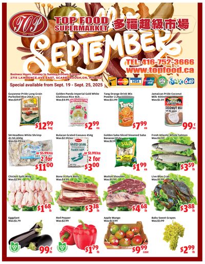 Top Food Supermarket Flyer September 19 to 25