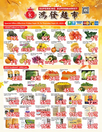 Superking Supermarket (North York) Flyer September 19 to 25