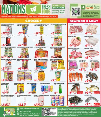 Nations Fresh Foods (Hamilton) Flyer September 19 to 25