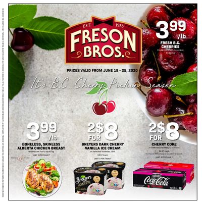 Freson Bros. Flyer June 19 to 25