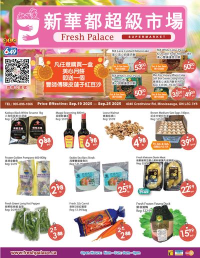 Fresh Palace Supermarket Flyer September 19 to 25