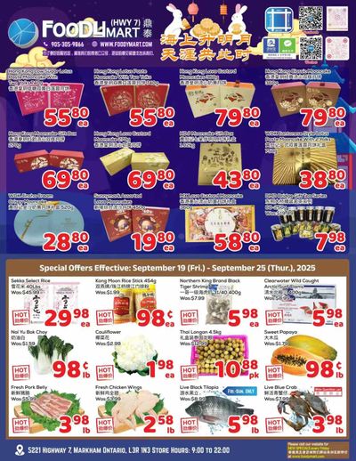 FoodyMart (HWY7) Flyer September 19 to 25