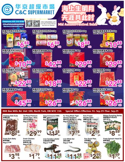 C&C Supermarket Flyer September 19 to 25