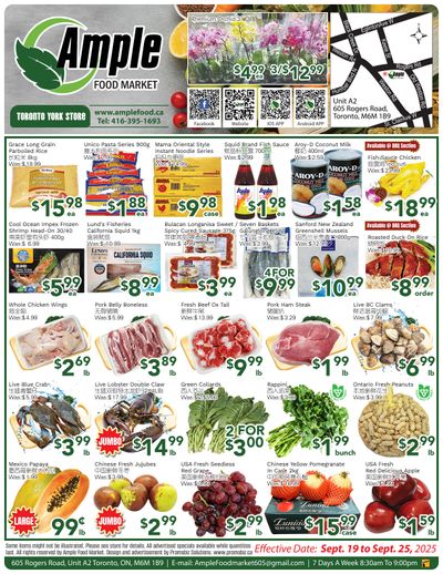 Ample Food Market (North York) Flyer September 19 to 25