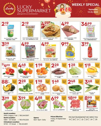 Lucky Supermarket (Edmonton) Flyer September 19 to 25