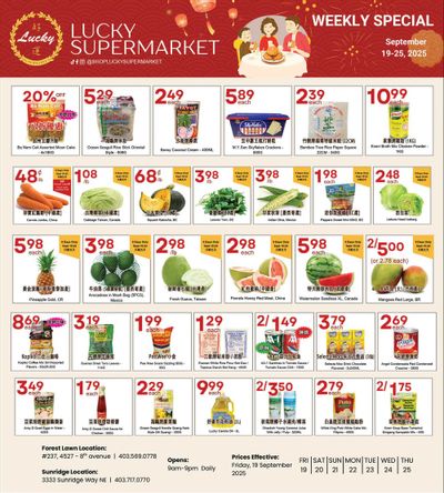 Lucky Supermarket (Calgary) Flyer September 19 to 25