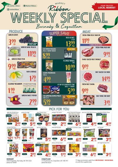 Market Ribbon Flyer September 19 to 25