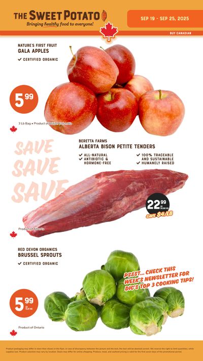 The Sweet Potato Flyer September 19 to 25