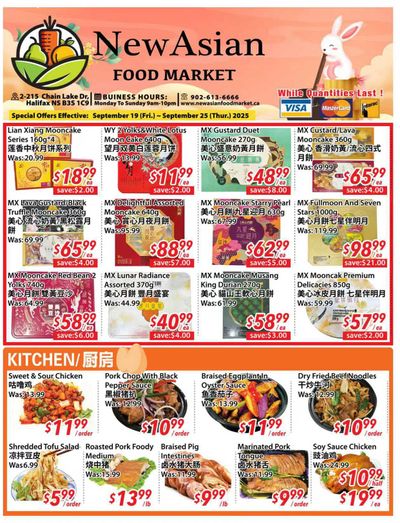 New Asian Food Market Flyer September 19 to 25