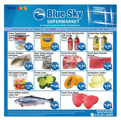 Blue Sky Supermarket (North York) Flyer September 19 to 25