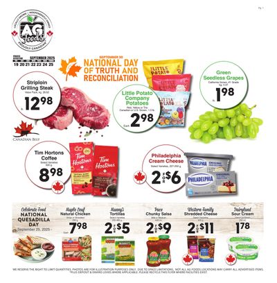 AG Foods Flyer September 19 to 25