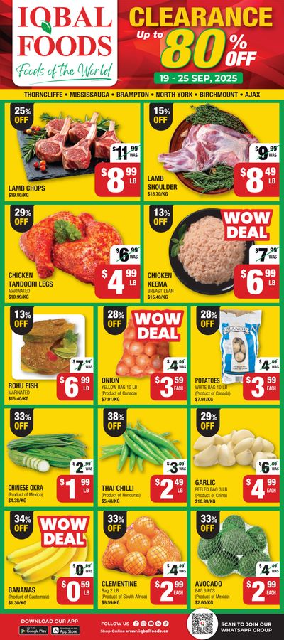Iqbal Foods Flyer September 19 to 25