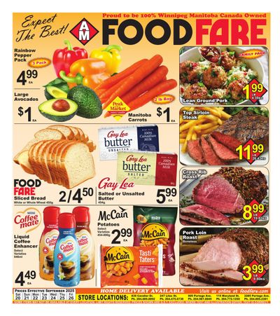 Food Fare Flyer September 20 to 26