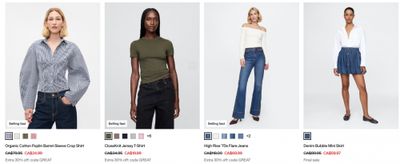 Gap Canada: up to 50% off Sitewide + Extra 30% off With Promo Code
