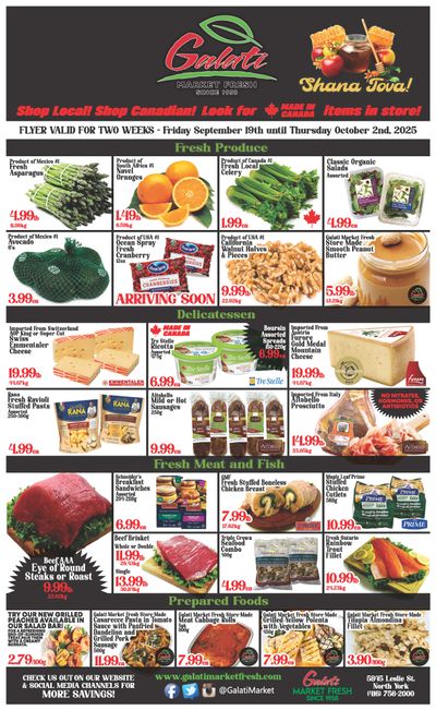 Galati Market Fresh Flyer September 19 to October 2