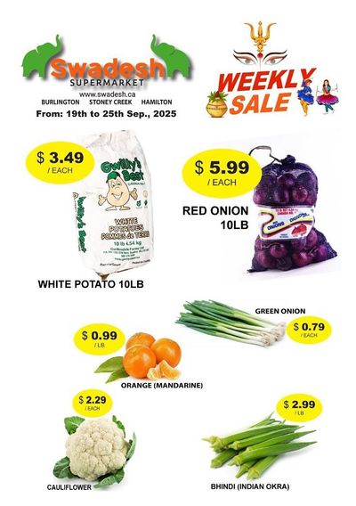 Swadesh Supermarket Flyer September 19 to 25
