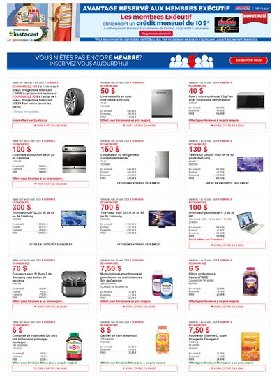 Costco (QC) Warehouse Offers September 15 to 28