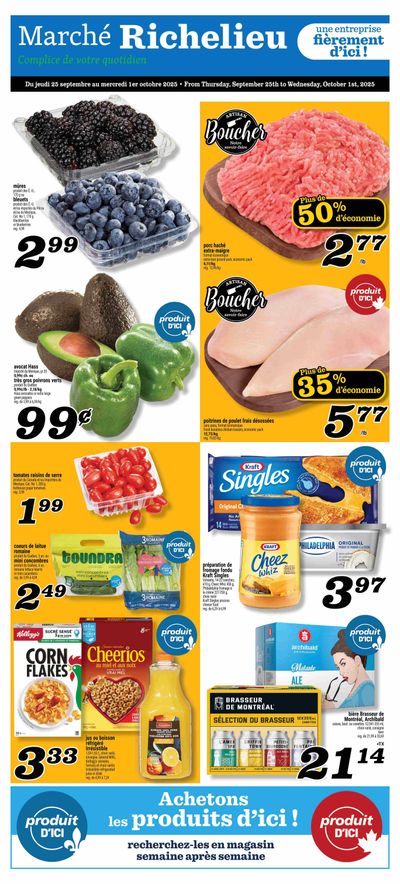 Marche Richelieu Flyer September 25 to October 1