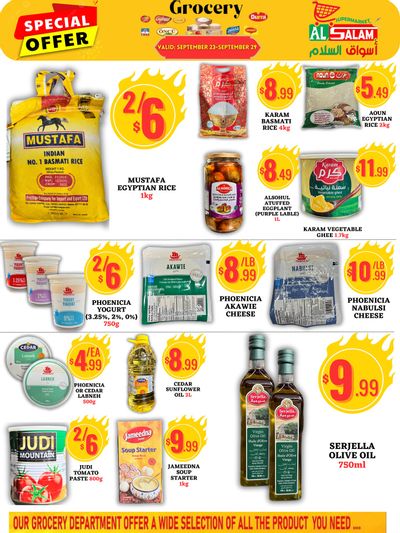 Al-Salam Supermarket Flyer September 23 to 29