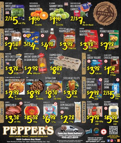 Pepper's Foods Flyer September 23 to 29