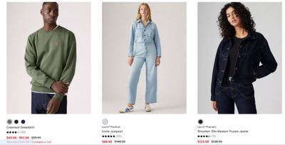 Levi’s Canada: up to 30% off Select Styles + Extra 40% off Sale