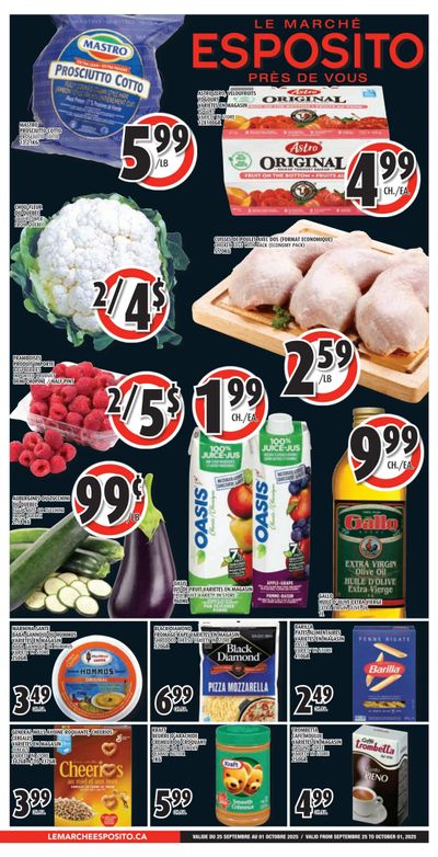 Esposito Flyer September 25 to October 1