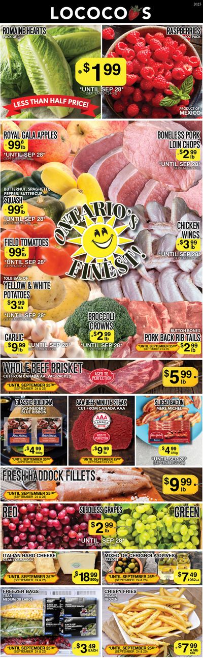 Lococo's Flyer September 24 to 28