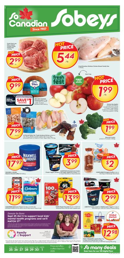 Sobeys (ON) Flyer September 25 to October 1