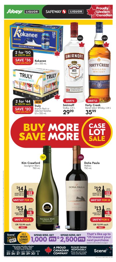 Sobeys/Safeway (AB) SWCB Flyer September 25 to October 1