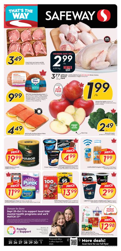 Safeway (BC) Flyer September 25 to October 1