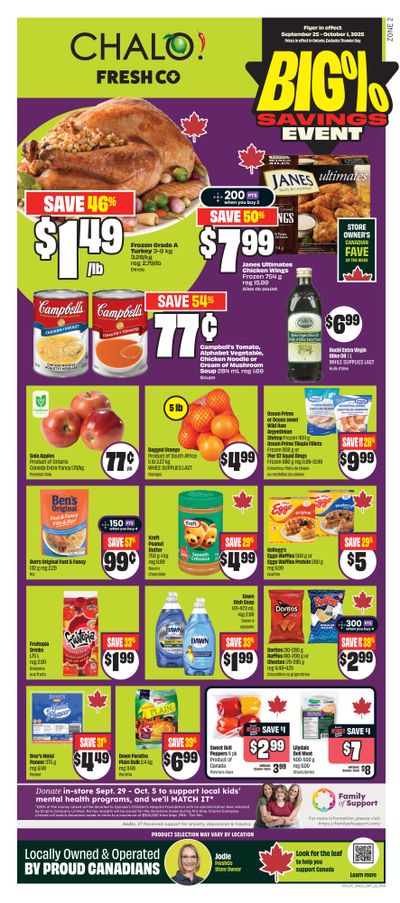 Chalo! FreshCo (ON) Flyer September 25 to October 1