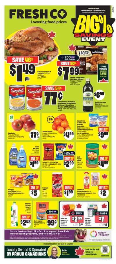 FreshCo (ON) Flyer September 25 to October 1