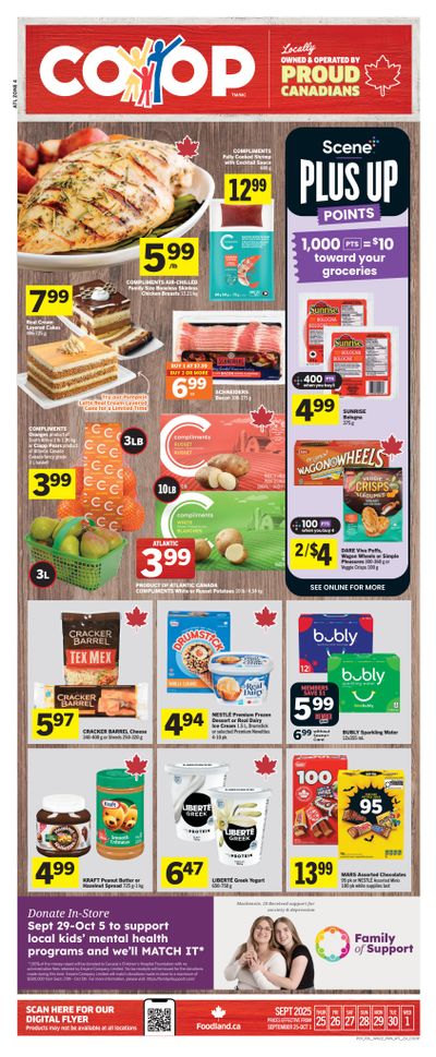 Foodland Co-op Flyer September 25 to October 1