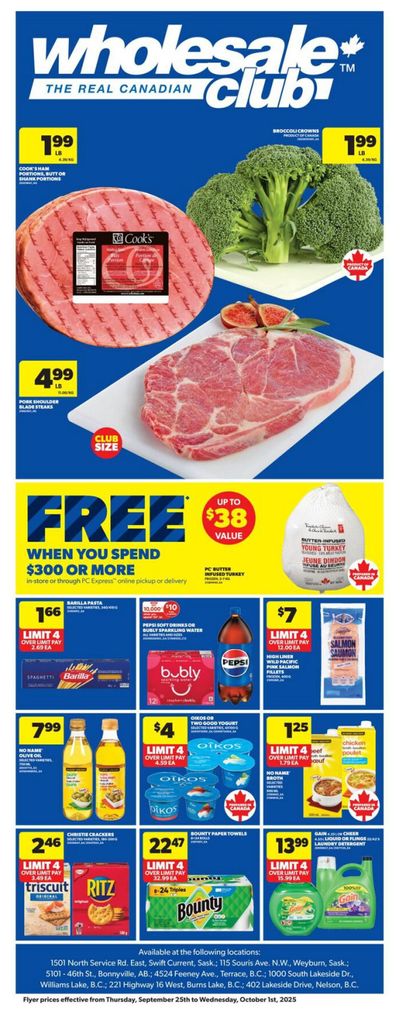 Real Canadian Wholesale Club Flyer September 25 to October 1