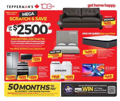 Tepperman's Flyer September 25 to October 1