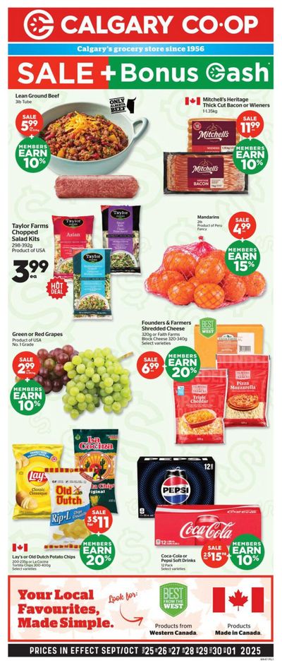 Calgary Co-op Flyer September 25 to October 1