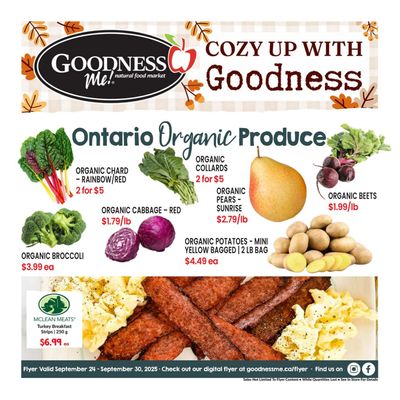 Goodness Me Flyer September 24 to 30