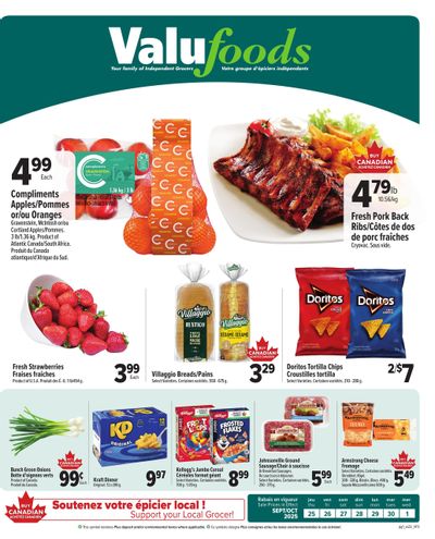 Valufoods Flyer September 25 to October 1