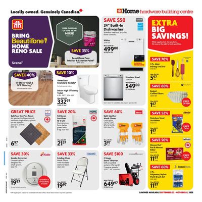 Home Hardware Building Centre (Atlantic) Flyer September 25 to October 8
