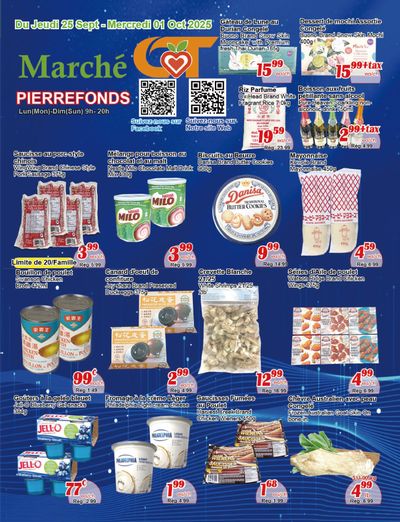 Marche C&T (Pierrefonds) Flyer September 25 to October 1