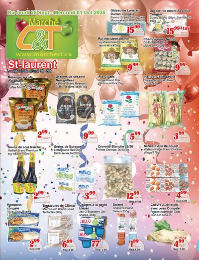 Marche C&T (St. Laurent) Flyer September 25 to October 1