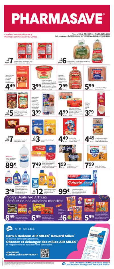 Pharmasave (NB) Flyer September 26 to October 2