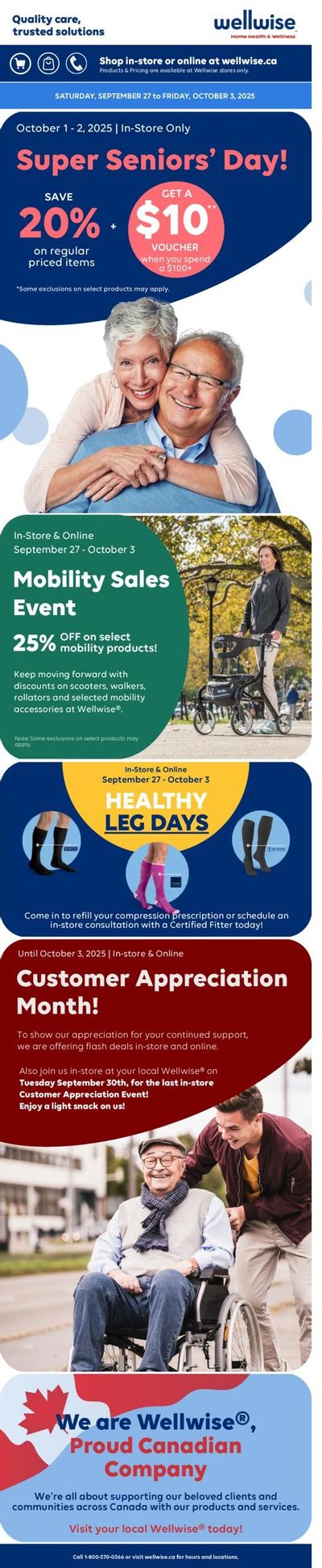 Wellwise By Shoppers Flyer September 27 to October 3