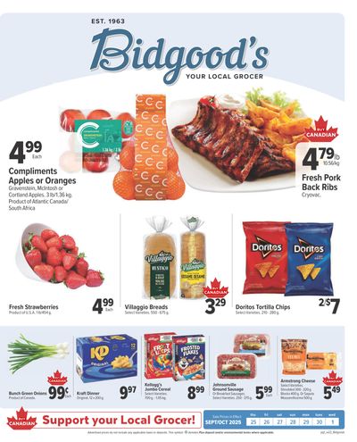 Bidgood's Flyer September 25 to October 1