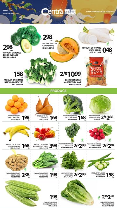 Centra Foods (Barrie) Flyer September 26 to October 2