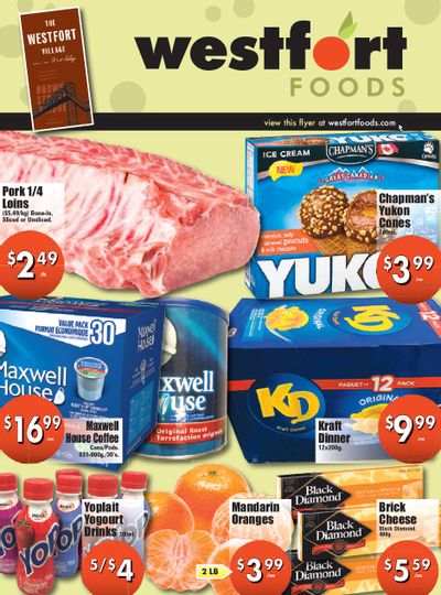 Westfort Foods Flyer September 26 to October 2
